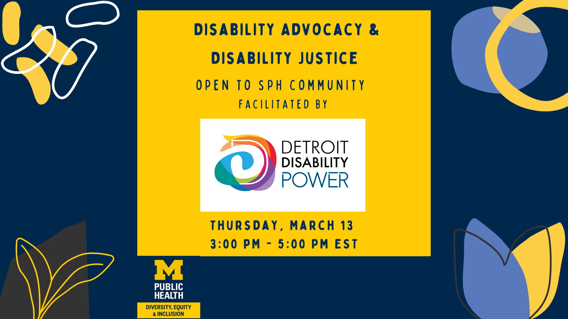 Event Flyer for Being an Ally in Action: Interrupting Harm and Leading with Proactive Support