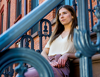 Katherine Hoffman, MS ’18, in New York City