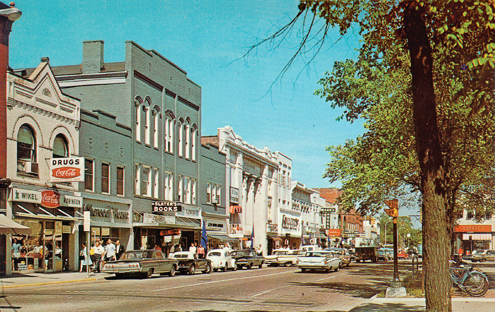 State Street in Ann Arbor in the 1960s