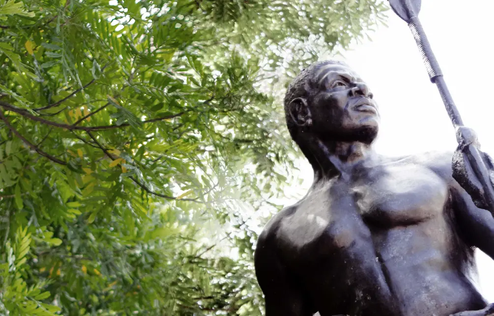 Statue of Zumbi in Brazil