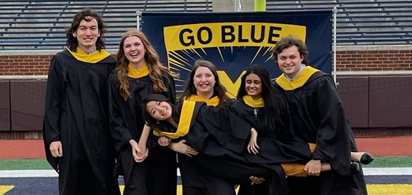 group of graduating students