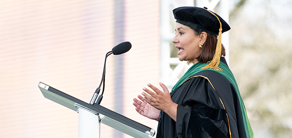 Graduation speaker Dr. Natasha Bagdasarian