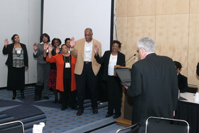NCBON Officers are sworn at APHA Meeting, Denver 2010