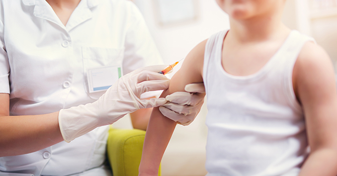 Full Influenza Vaccination Among Children Cuts