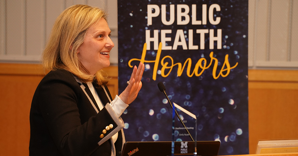 Youatt, Foxman, Israel, other faculty recognized with 2023 Public Health Honors