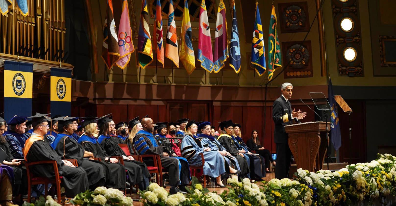 US Surgeon General addresses Michigan Public Health Class of 2023