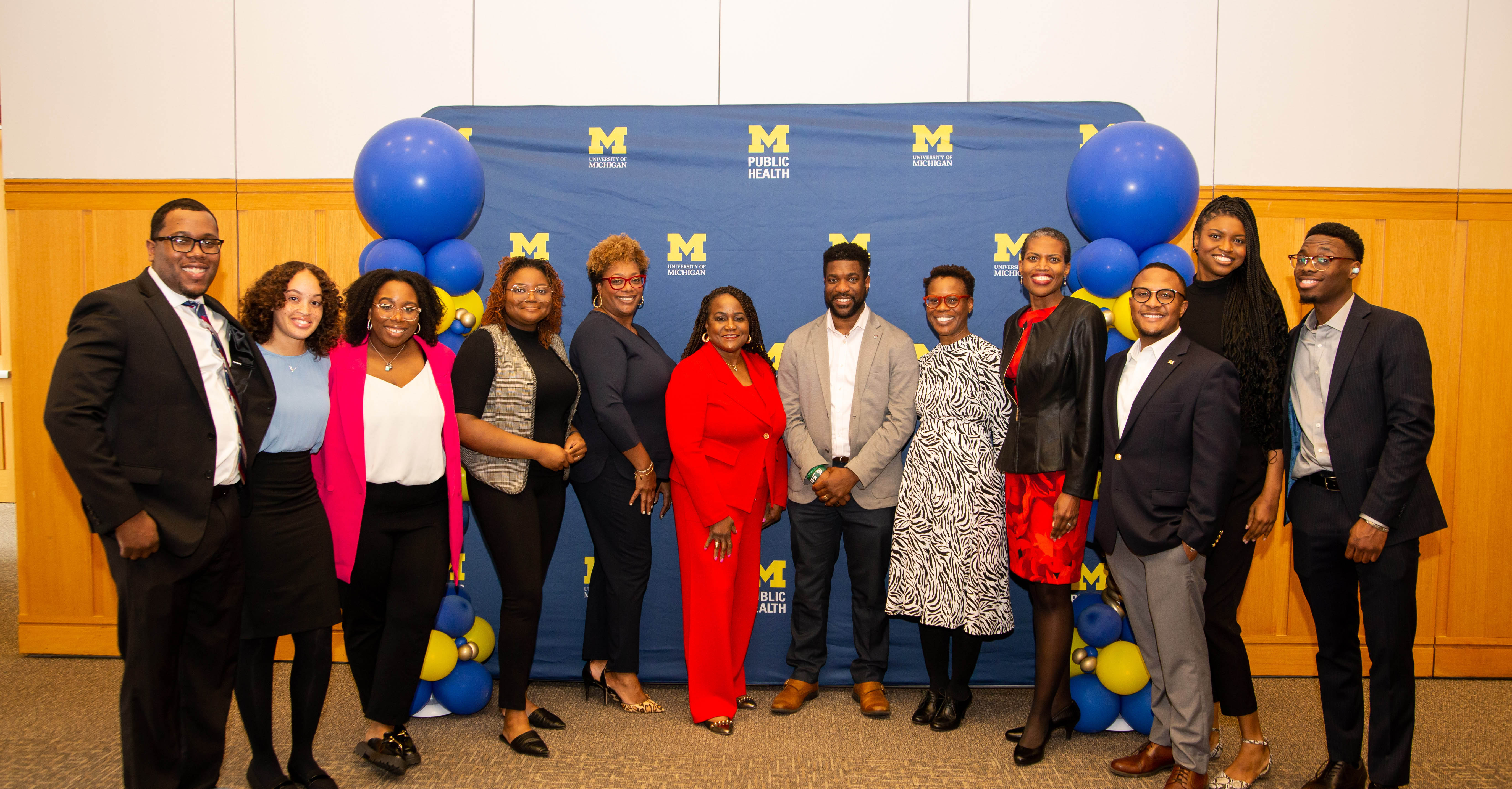 Members of PHSAD pose for a photo with guest speakers during the 2023 Annual Health Equity Conference.