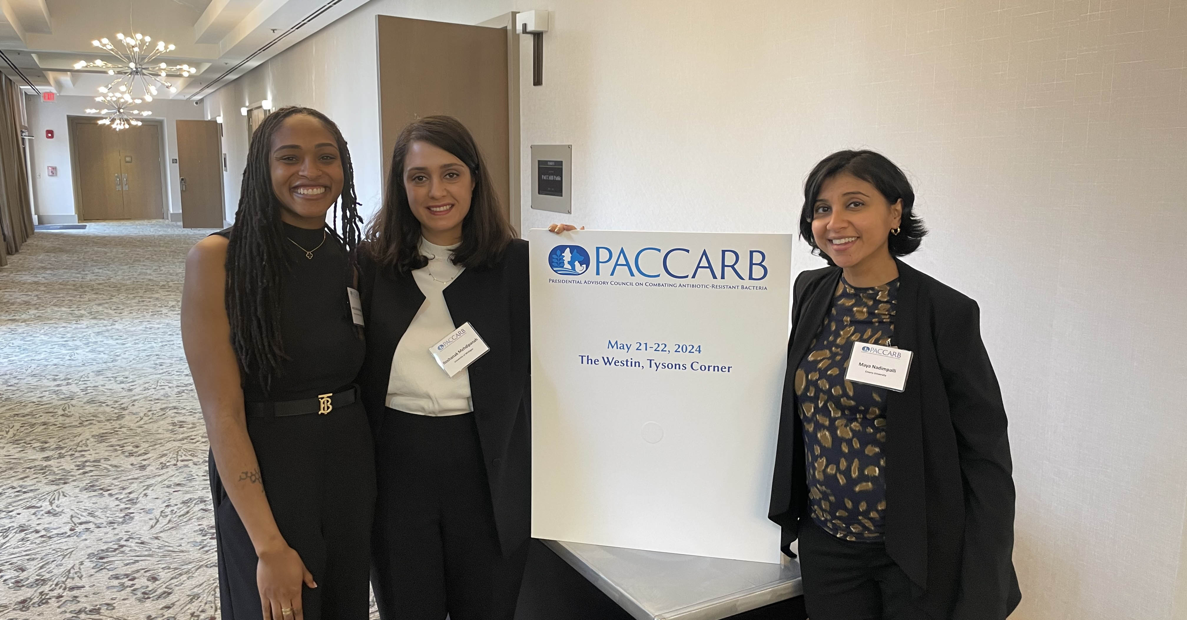 Roshanak Mehdipanah attends Presidential Advisory Council on Combating Antibiotic-Resistant Bacteria meeting in Washington, D.C.