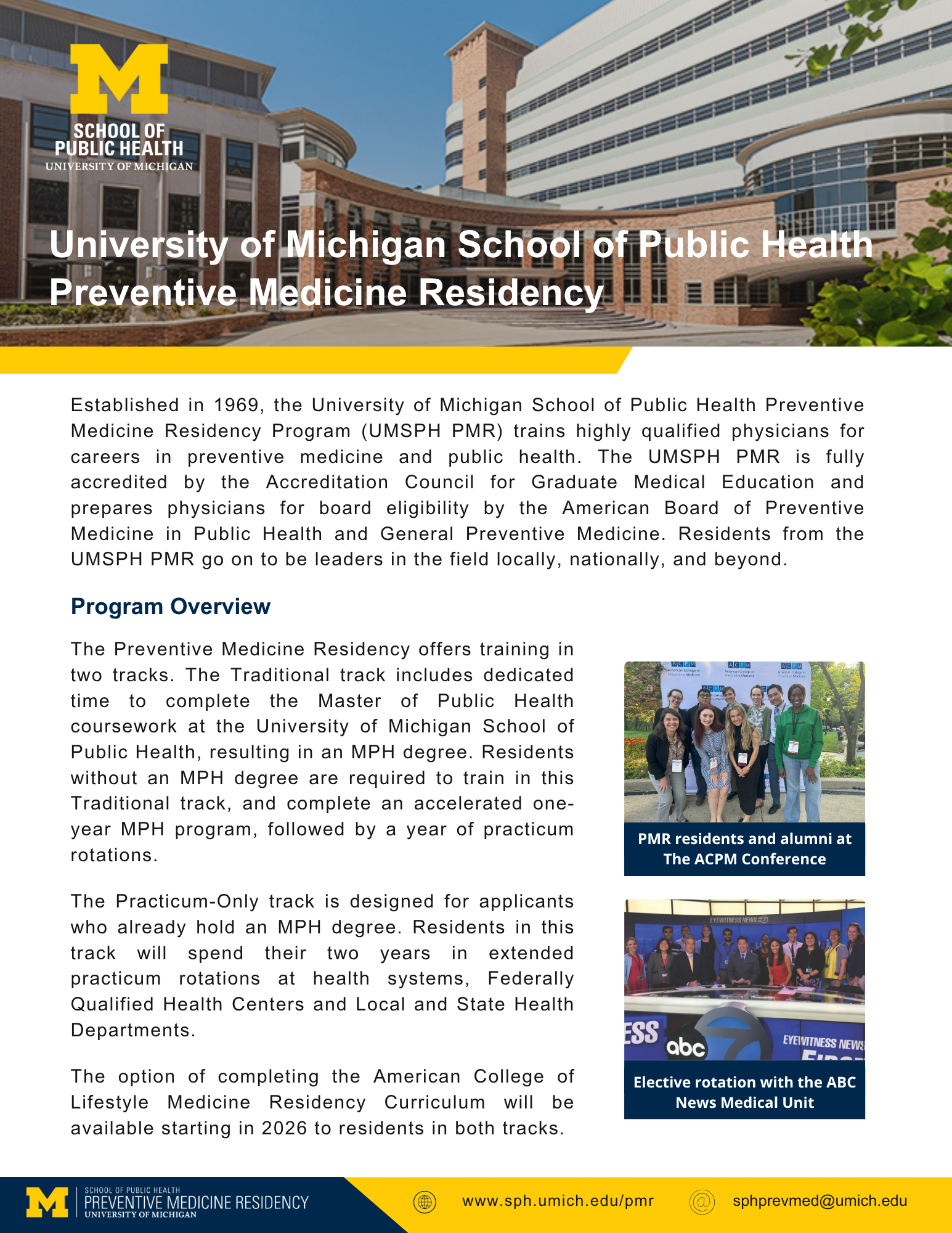 PMR brochure