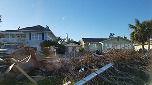 Debris in Texas