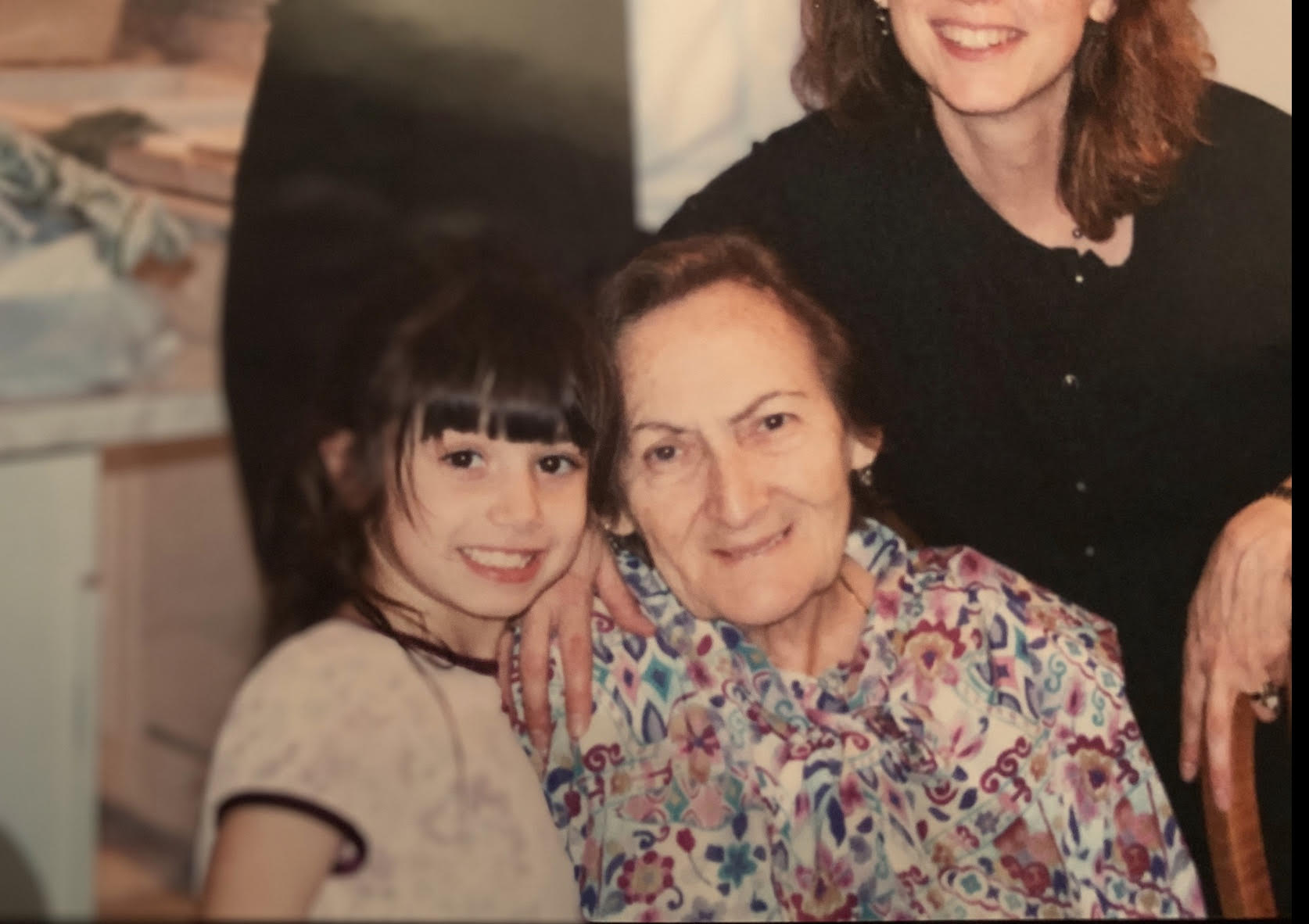 Photograph of Batsheva and her grandmother