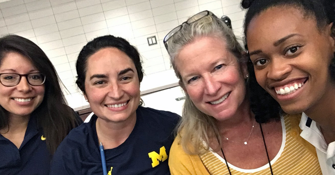 Alum and Dietitian Team Aiding Wolverines While Separated from Athletic Teams
