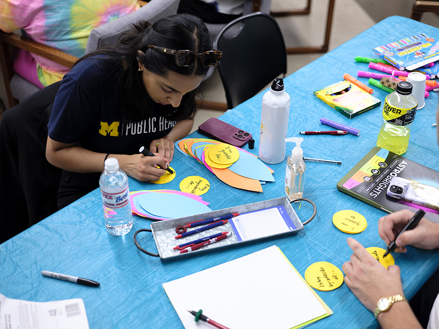 Members of PHAST engaged in a variety of activities with community health workers and residents.